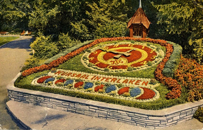 Switzerland - Interlaken. Floral Clock