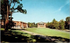 Vtg Baxter Hall Student Union Building Williams College Williamstown MA Postcard