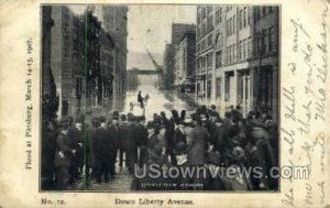 Liberty Ave., Flood, March 14-15, 1907 - Pittsburgh, Pennsylvania PA  