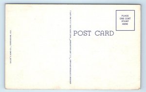 MONTGOMERY, AL Alabama ~AIRPLANES at MAXWELL FIELD c1940s Linen Postcard