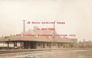 Depot, Illinois, Dwight, RPPC, Chicago & Alton Railroad, Photo No 2417