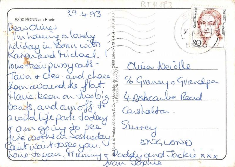 BT11883 Bonn am rhein         Germany