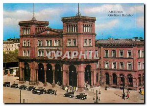 Postcard Modern Alt Berlin Bahnhof Gorlitzer