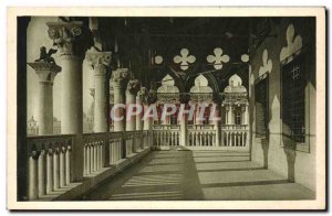 Old Postcard Venezia Palazzo Ducale La Loggia