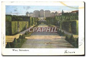 Old Postcard Wien Belvedere