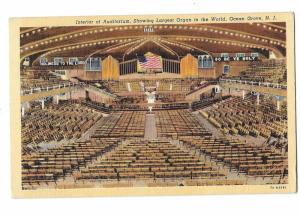 Interior of Auditorium Largest Organ in the world, Ocean Grove New Jersey