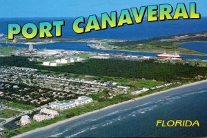 Florida Port Canaveral Aerial View