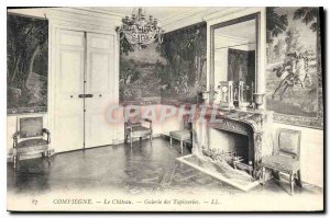 Old Postcard Compiegne Chateau Tapestry Gallery