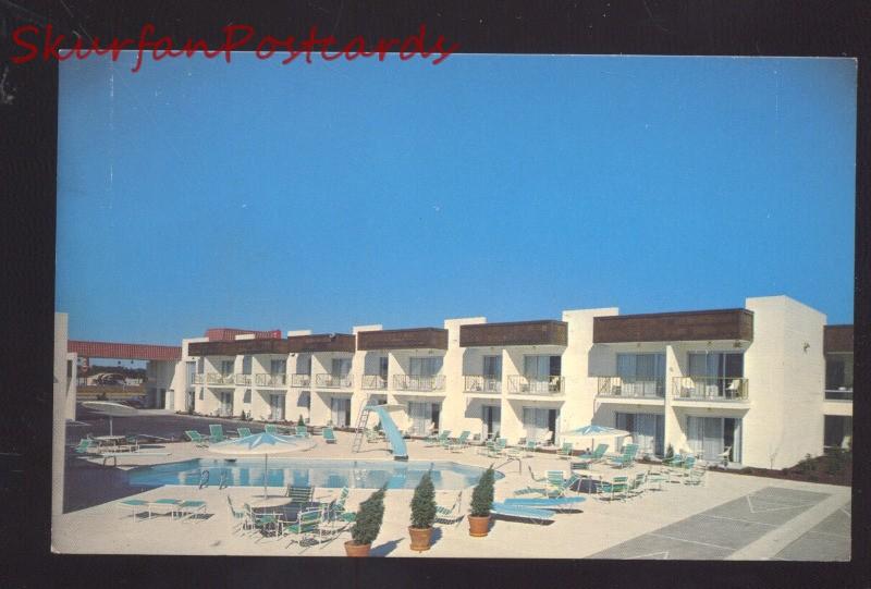 AMARILLO TEXAS ROUTE 88 ROYAL INN HOTEL SWIMMING POOL VINTAGE POSTCARD