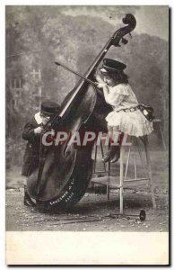 Postcard Bass Old Children