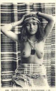 Jeune Mauresque Arab Nude Unused 