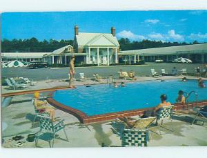 Pre-1980 COLONY MOTEL Williamsburg by Newport News & Hampton VA AD9591@