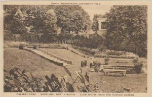 West Virginia Wheeling Oglebay Park Club House From The Sunken Garden Albertype