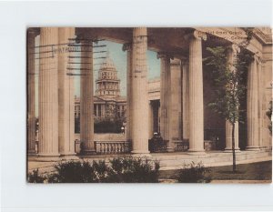 Postcard Capitol from Greek Theatre, Denver, Colorado