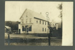 Weston VERMONT RPPC 1909 GENERAL STORE nr Londonderry Springfield Ludlow