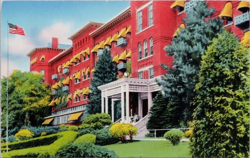 Bernarr Macfadden Center Dansville New York NY 1950s Vintage Postcard