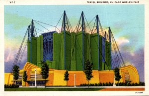 1933 Chicago World's Fair The Travel Building Curteich