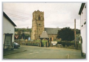 Postcard St. Mary's Church Llanfair Caereinion Continental View Card c1991