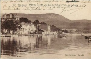 CPA Bandol LE Quai du Midi et le Viaduc de la Reppe FRANCE (1098160)