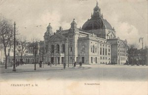 FRANKFURT a M HESSE GERMANY~SCHAUSPIELHAU-THEATRE~ 1905 PHOTO POSTCARD