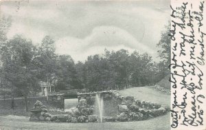 Hubbard Park, Meriden, Connecticut, Early Postcard, Used in 1907