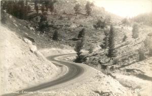 1930-1950 Real Photo PC Telephone Canyon Sherman Hill WY Albany Co Sanborn Y-127