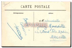 Old Postcard Camp Larzac Behind Our kitchens Beard Barber Hairdresser Miltiar...