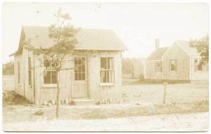 Seaside Park MA Post Office RPPC Real Photo Postcard