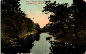 The Lake Terrapin Park Parkersburg West Virginia Valentine Sons Postcard