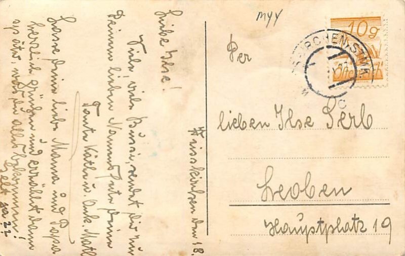 Tinted Children with Teddy Bears Postcard