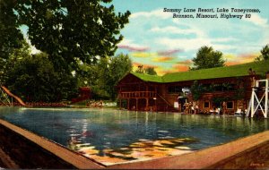 Missouri Branson Lake Taneycomo Sammy Lane Resort Curteich