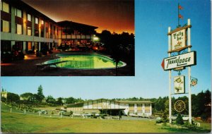Nanaimo BC Tally-Ho Travelodge Hotel Vancouver Island Unused Postcard G91