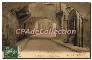 Postcard Old Hyeres Rue des Porches