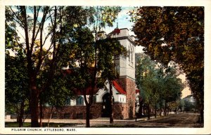 Massachusetts Attleboro The Pilgrim Church Curteich