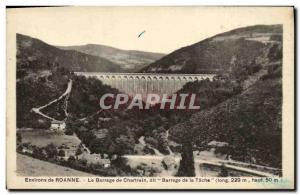 Old Postcard Around Roanne Dam Dam said Chartrain Spot