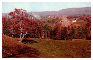 Postcard HIGHWAY SCENE Green Bank West Virginia WV AT1514