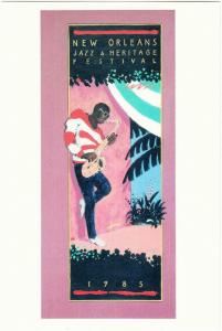 Postcard of New Orleans Jazz & Heritage Festival 1985 Poster - Postcard