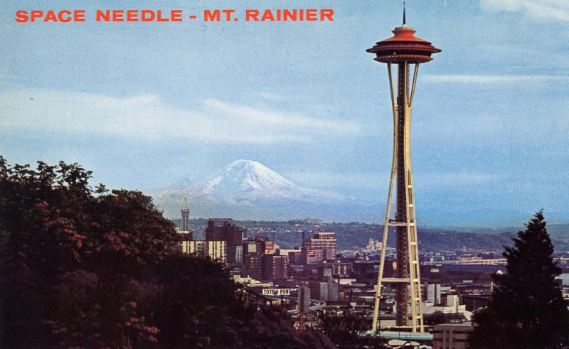 WA - Seattle, 1962. Seattle World's Fair (Century 21 Exposition). Space Needl...