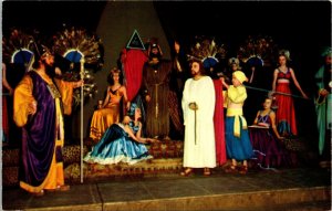 Jesus before King Herod Black Hills Passion Play Spearfish South Dakota Postcard