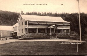 Maine The Forks Marshall Hotel