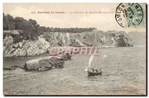 Surroundings Toulon Old Postcard Sainte Marguerite rock