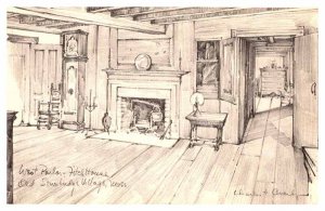 Postcard HOUSE SCENE Willimantic Connecticut CT AS4103