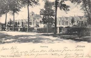 Akkrum Netherlands Copersburg Historic Bldg Antique Postcard K86946