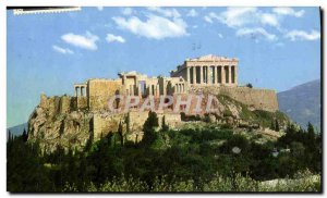 Postcard Modern Athens Acropolis