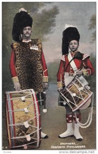 SEAFORTH HIGHLANDERS, Scotland, UK, 1900-1910s; Drummers