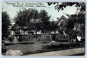 Battle Creek Michigan Postcard There Is A Reason  Exterior Building 1911 Vintage