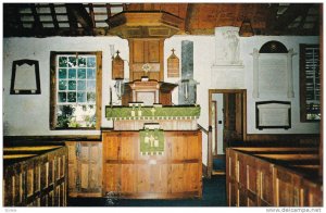 Interior St Peter's Church , St George , Bermuda , 40-60s