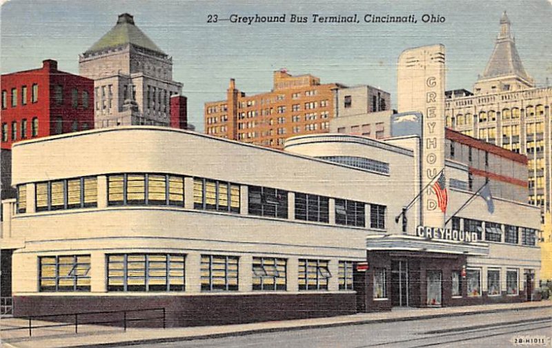 Greyhound bus terminal Cincinnati, Ohio, USA Bus Unused 