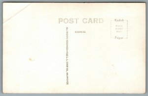 Postcard RPPC c1950 Portage WI Fort Winnebago Interior Views Lot of 4 Real Photo