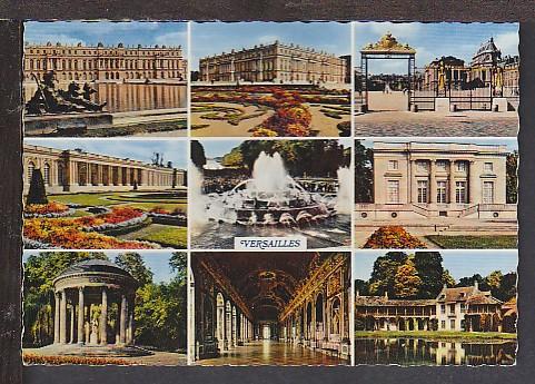 Multi View Versailles France Postcard BIN 